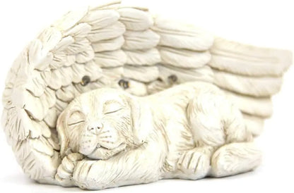 Bathouse pet Memorial Stone with Solar Powered LED Lighting