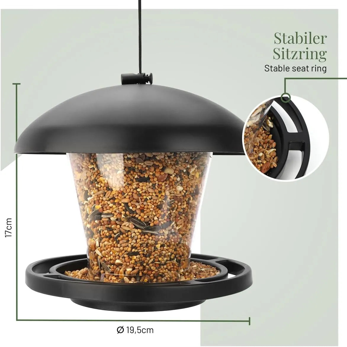 Bathouse Hanging Bird Feeder