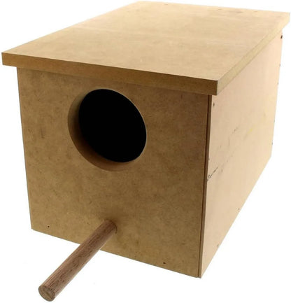 Wooden Small Parrot Nest Box 9W x 29D x 19.5H cm