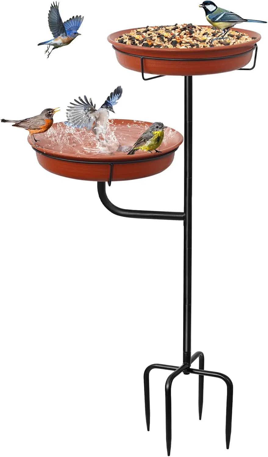 Bathouse Freestanding Birdbaths Bowl Outdoor