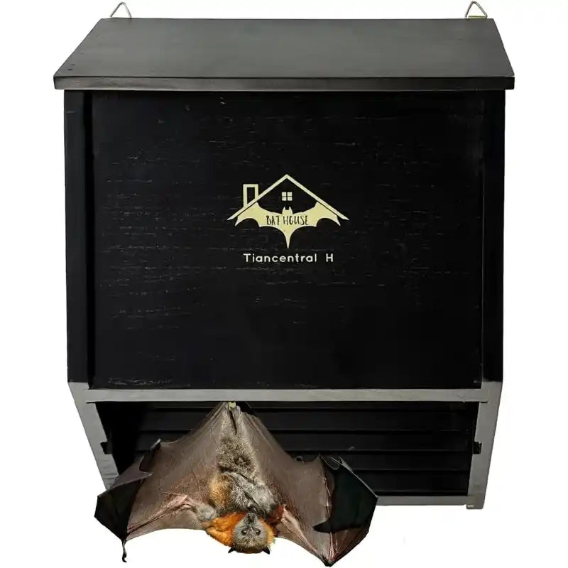 Bathouse Outdoor 2 Chambers Grey 32cm Bat Box for Outdoor