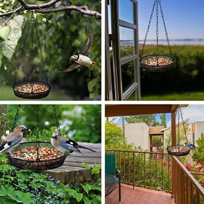 Bathouse 1Pc Metal Mesh Platform Feeders for Birds