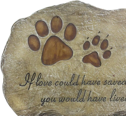 Bathouse Dog or Cat for Garden Backyard Marker Grave Tombstone