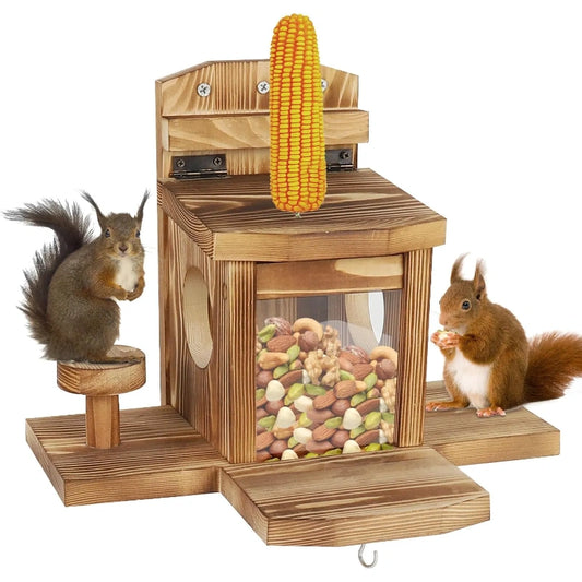 Bathouse Squirrel Feeder, Squirrel Feeder Weatherproof