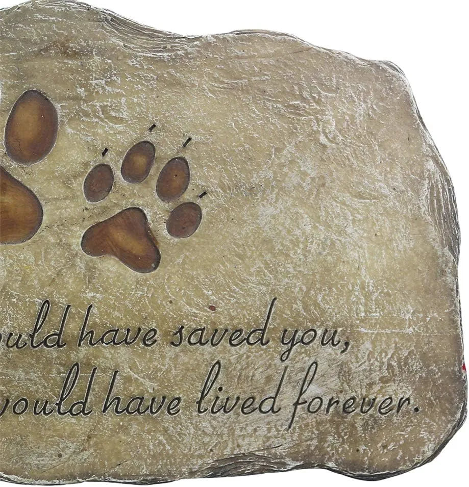 Bathouse Dog or Cat for Garden Backyard Marker Grave Tombstone