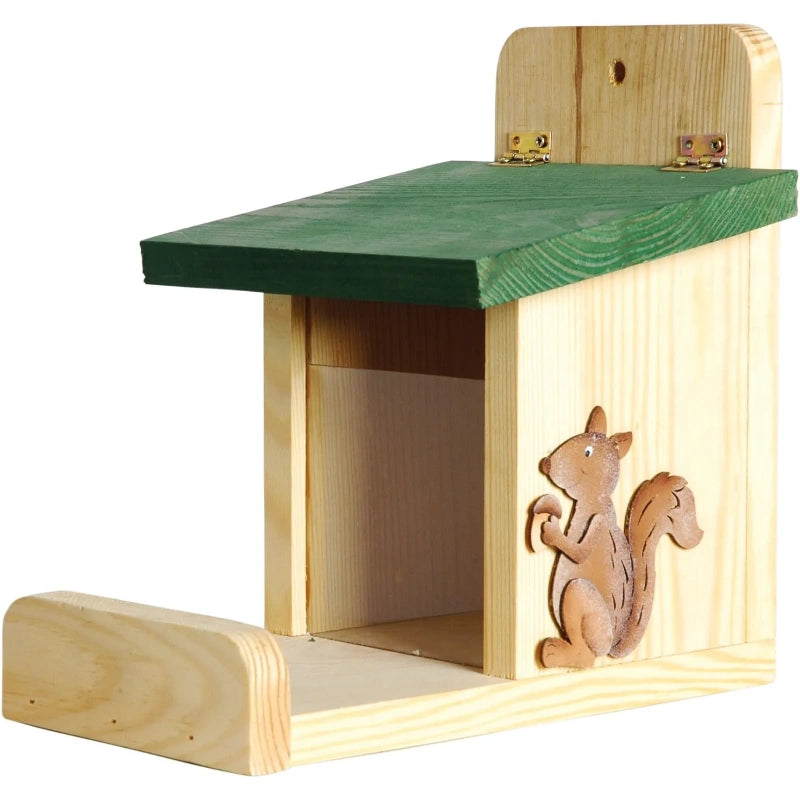 Bathouse Quality Squirrel Hut or Squirrel Feeding Station