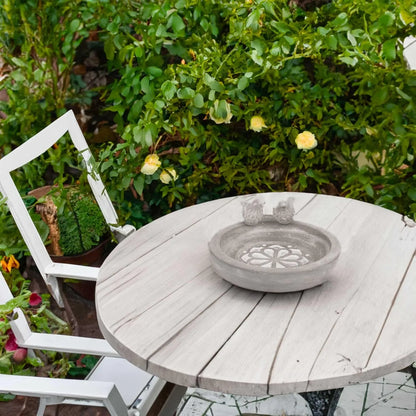 Bathouse Bird Bath Made of Cement