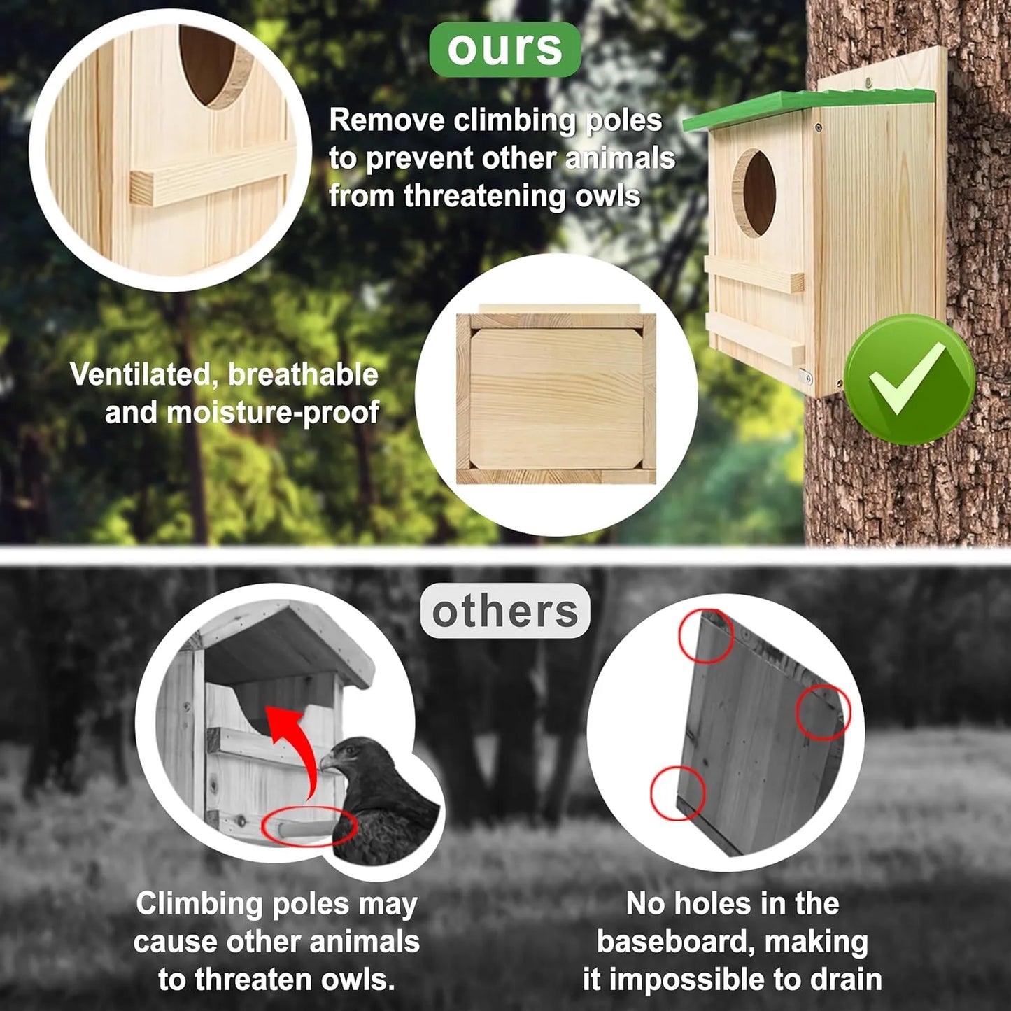 Bathouse Owl House Owl Bird Box