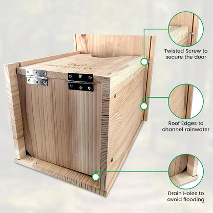 Bathouse Outdoor Waterproof Owl Box