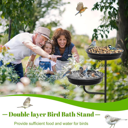 Bathouse Freestanding Birdbaths Bowl Outdoor