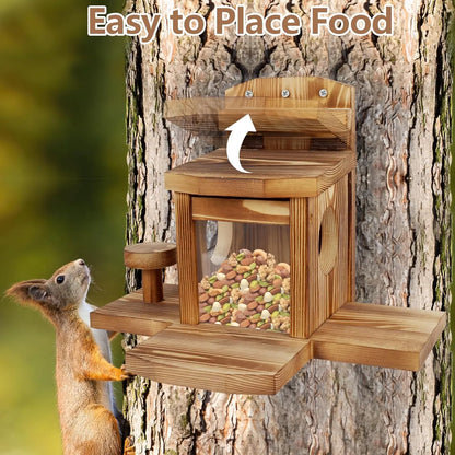 Bathouse Squirrel Feeder, Squirrel Feeder Weatherproof