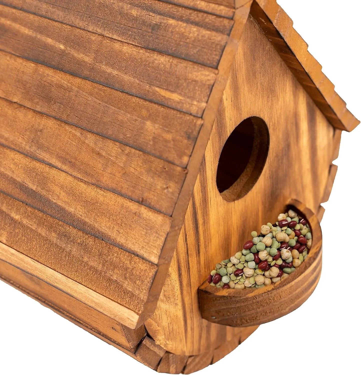 Bathouse Set of 2 Bird Houses for Outside