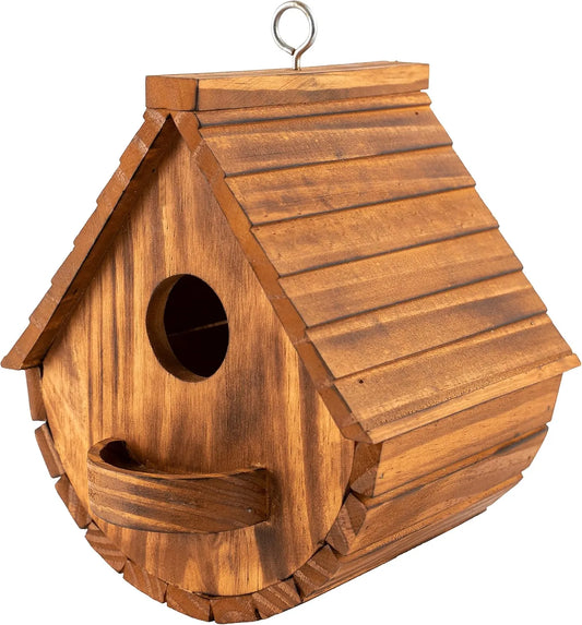 Bathouse Set of 2 Bird Houses for Outside