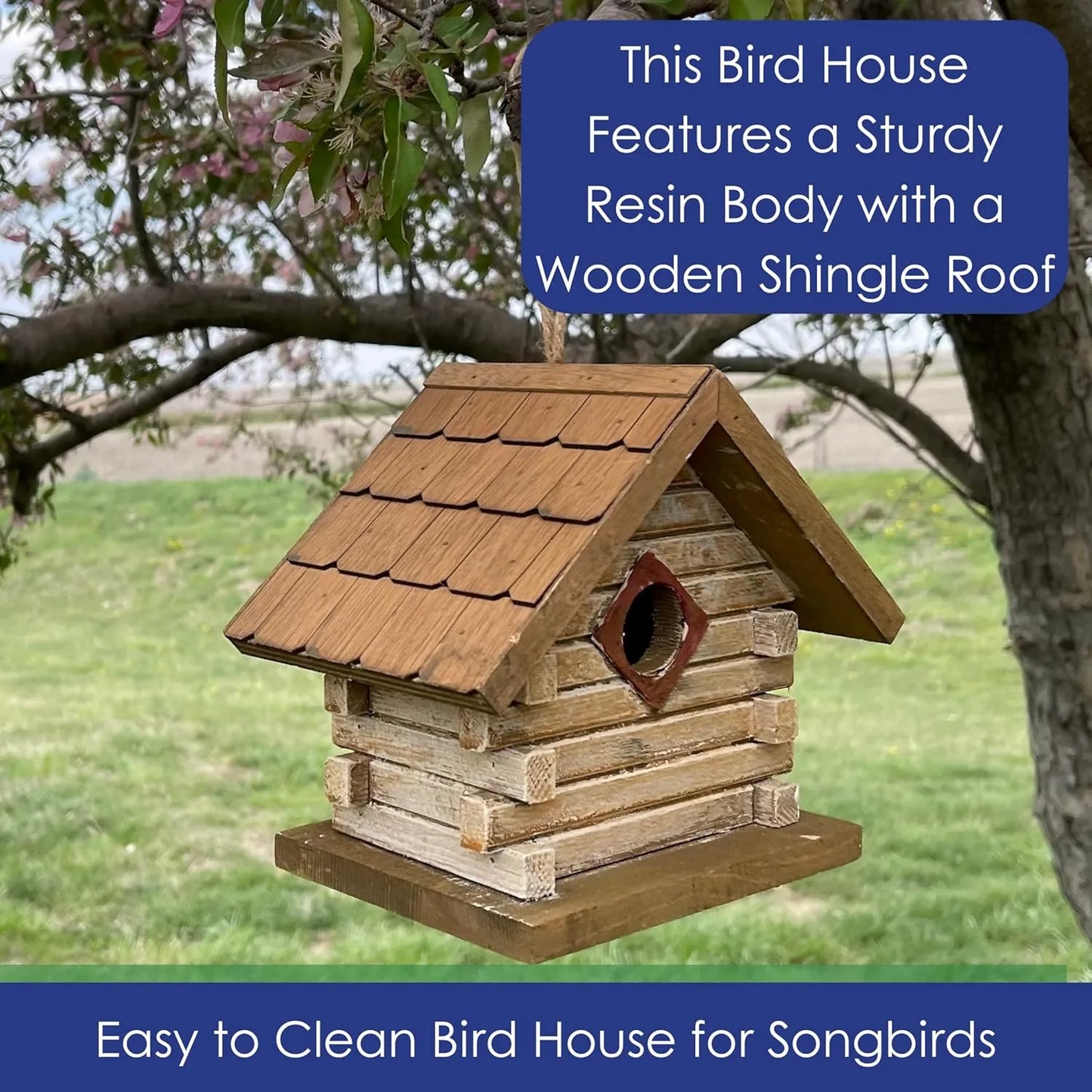 Bathouse Cabin Birdhouse,Purple Martin House