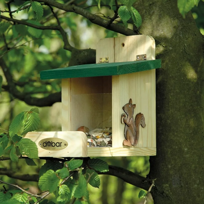 Bathouse Quality Squirrel Hut or Squirrel Feeding Station