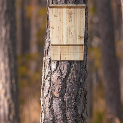 Bathouse Bat Box Large Shelter for Bats Made of Untreated Wood